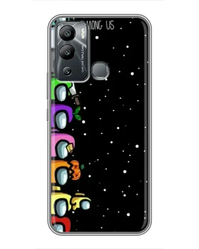 Чехол для Infinix Hot 12i с картинкой «Команда Among Us» Чехол для Infinix Hot 12i с картинкой «Команда Among Us»