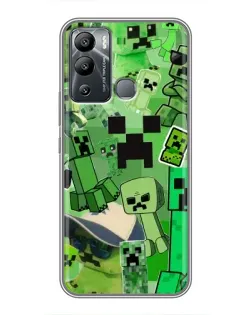 Чохол для Infinix Hot 12i з картинкою «Кріпери Minecraft» Чохол для Infinix Hot 12i з картинкою «Кріпери Minecraft»