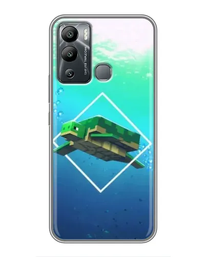 Чехол для Infinix Hot 12i с картинкой «Черепаха Minecraft» Чехол для Infinix Hot 12i с картинкой «Черепаха Minecraft»