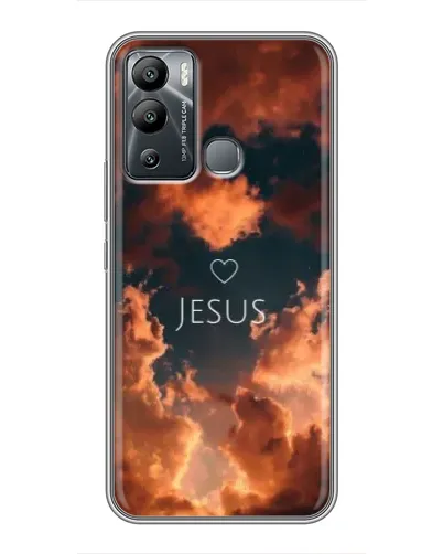 Чехол для Infinix Hot 12i с картинкой «Сияние Имени Jesus»