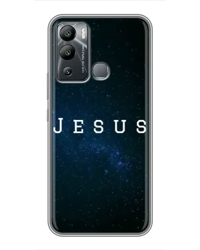 Чехол для Infinix Hot 12i с картинкой «Звездное небо Jesus»