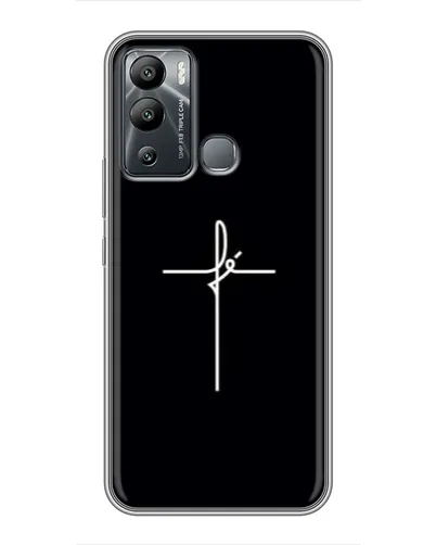Чехол для Infinix Hot 12i с картинкой «Тонкий крест» Чехол для Infinix Hot 12i с картинкой «Тонкий крест»
