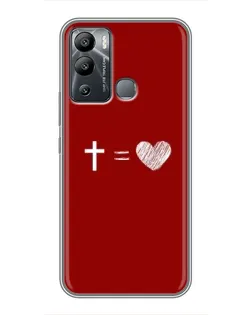 Чехол для Infinix Hot 12i с картинкой «Уравнение любви»