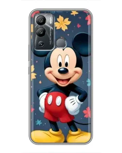 Чехол для Infinix Hot 12i с картинкой «Осенний Mickey Mouse»