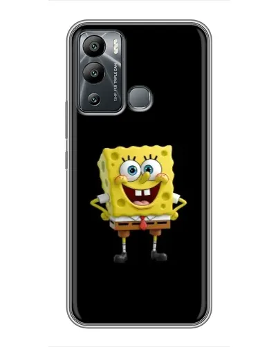 Чехол для Infinix Hot 12i с картинкой «Классический Губка Боб» Чехол для Infinix Hot 12i с картинкой «Классический Губка Боб»