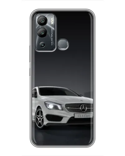 Чехол для Infinix Hot 12i с картинкой «Mercedes AMG GT Silver» Чехол для Infinix Hot 12i с картинкой «Mercedes AMG GT Silver»