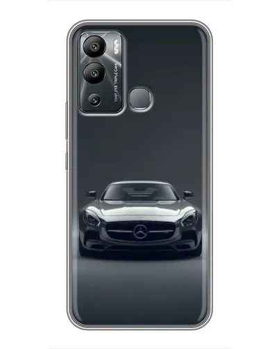 Чехол для Infinix Hot 12i с картинкой «Mercedes на черном» Чехол для Infinix Hot 12i с картинкой «Mercedes на черном»