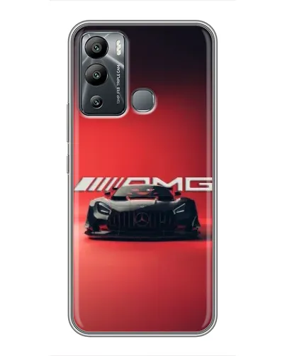 Чехол для Infinix Hot 12i с картинкой «Mercedes AMG — красная линия» Чехол для Infinix Hot 12i с картинкой «Mercedes AMG — красная линия»