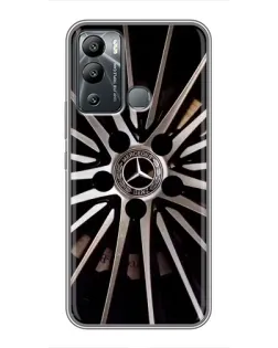 Чехол для Infinix Hot 12i с картинкой «Диск Mercedes»