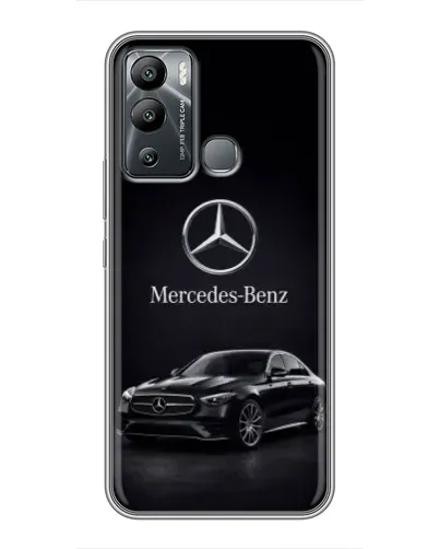 Чехол для Infinix Hot 12i с картинкой «Mercedes — решетка радиатора» Чехол для Infinix Hot 12i с картинкой «Mercedes — решетка радиатора»