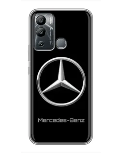 Чехол для Infinix Hot 12i с картинкой «Mercedes Silver Logo»