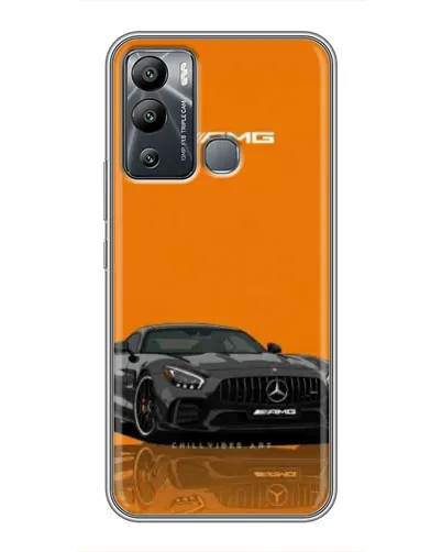 Чехол для Infinix Hot 12i с картинкой «Оранжевый Mercedes AMG» Чехол для Infinix Hot 12i с картинкой «Оранжевый Mercedes AMG»