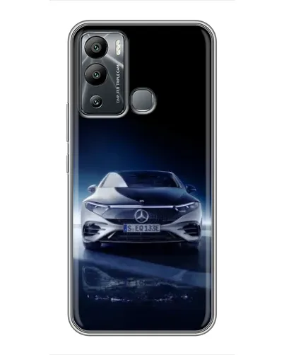Чехол для Infinix Hot 12i с картинкой «Ночной Mercedes EQ» Чехол для Infinix Hot 12i с картинкой «Ночной Mercedes EQ»