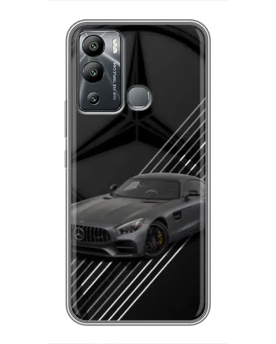 Чехол для Infinix Hot 12i с картинкой «Mercedes AMG — графика» Чехол для Infinix Hot 12i с картинкой «Mercedes AMG — графика»