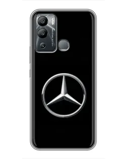 Чехол для Infinix Hot 12i с картинкой «Mercedes классический лого»