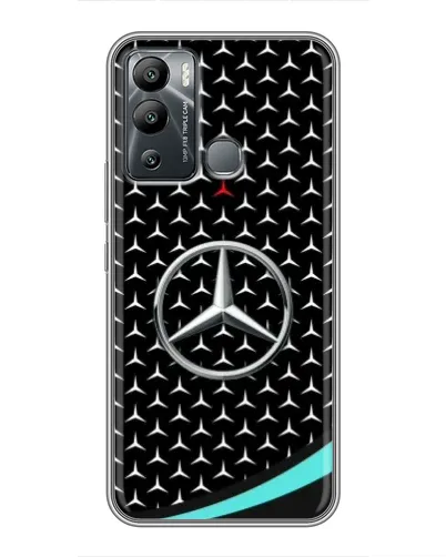 Чехол для Infinix Hot 12i с картинкой «Mercedes — бирюзовый акцент» Чехол для Infinix Hot 12i с картинкой «Mercedes — бирюзовый акцент»