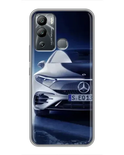 Чехол для Infinix Hot 12i с картинкой «Mercedes EQ — будущее» Чехол для Infinix Hot 12i с картинкой «Mercedes EQ — будущее»