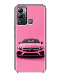 Чехол для Infinix Hot 12i с картинкой «Розовый Mercedes AMG» Чехол для Infinix Hot 12i с картинкой «Розовый Mercedes AMG»