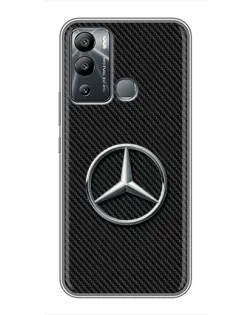 Чехол для Infinix Hot 12i с картинкой «Карбоновый Mercedes стиль» Чехол для Infinix Hot 12i с картинкой «Карбоновый Mercedes стиль»