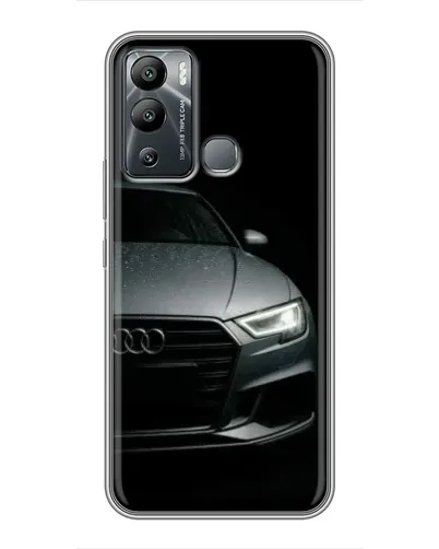 Чехол для Infinix Hot 12i с картинкой «Audi — детализация кузова» Чехол для Infinix Hot 12i с картинкой «Audi — детализация кузова»