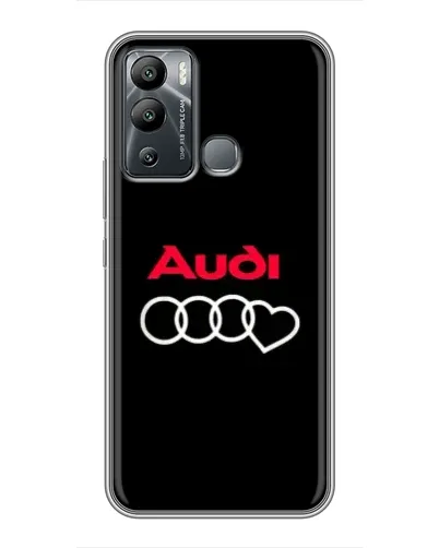 Чехол для Infinix Hot 12i с картинкой «Логотип Audi Heart» Чехол для Infinix Hot 12i с картинкой «Логотип Audi Heart»