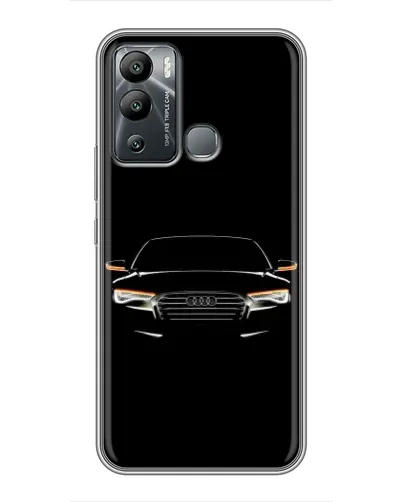 Чехол для Infinix Hot 12i с картинкой «Audi — ночной контур» Чехол для Infinix Hot 12i с картинкой «Audi — ночной контур»