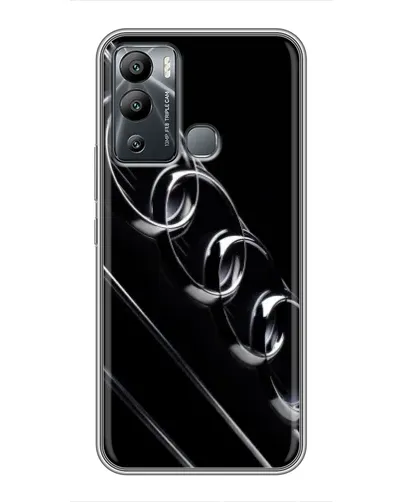 Чехол для Infinix Hot 12i с картинкой «Audi — абстрактные кольца» Чехол для Infinix Hot 12i с картинкой «Audi — абстрактные кольца»