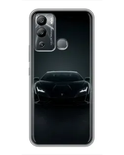 Чохол для Infinix Hot 12i з картинкою «Чорний Lamborghini Aventador» Чохол для Infinix Hot 12i з картинкою «Чорний Lamborghini Aventador»