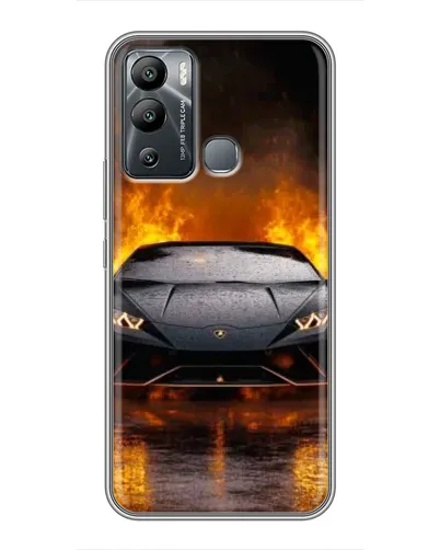 Чехол для Infinix Hot 12i с картинкой «Lamborghini в огне» Чехол для Infinix Hot 12i с картинкой «Lamborghini в огне»