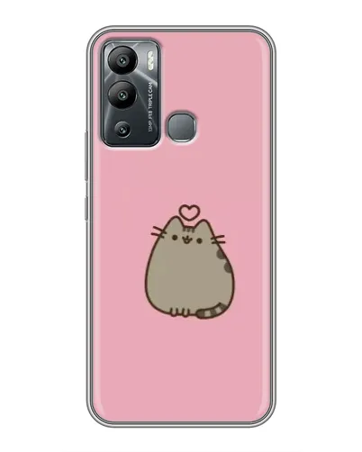 Чехол для Infinix Hot 12i с картинкой «Pusheen сердце» Чехол для Infinix Hot 12i с картинкой «Pusheen сердце»