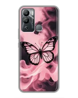 Чохол для Infinix Hot 12i з картинкою «Метелик у диму» Чохол для Infinix Hot 12i з картинкою «Метелик у диму»