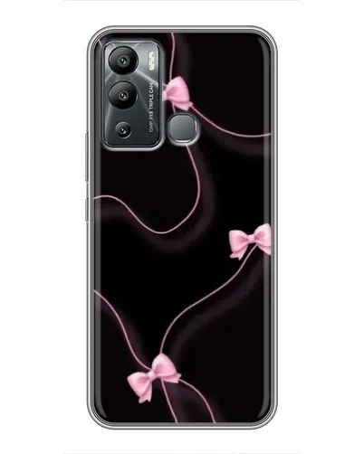 Чохол для Infinix Hot 12i з картинкою «Рожеві стрічки» Чохол для Infinix Hot 12i з картинкою «Рожеві стрічки»