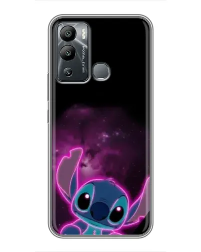 Чехол для Infinix Hot 12i с картинкой «Неоновый Stitch»