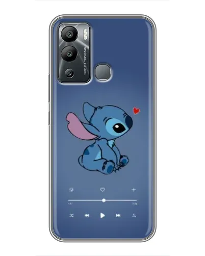 Чехол для Infinix Hot 12i с картинкой «Музыкальный Stitch»
