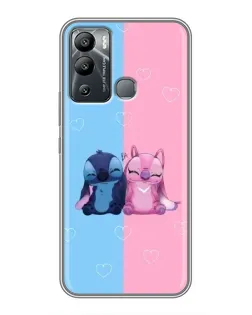Чехол для Infinix Hot 12i с картинкой «Stitch и Angel Love» Чехол для Infinix Hot 12i с картинкой «Stitch и Angel Love»