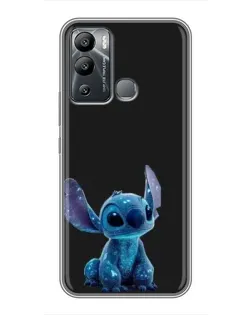 Чехол для Infinix Hot 12i с картинкой «Стич на черном» Чехол для Infinix Hot 12i с картинкой «Стич на черном»