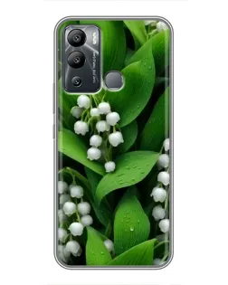 Чехол для Infinix Hot 12i с картинкой «Ландыши в зелени»