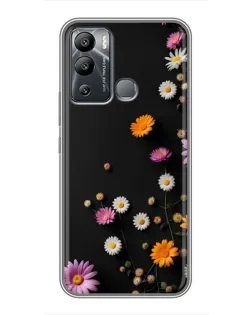Чехол для Infinix Hot 12i с картинкой «Цветочная композиция»