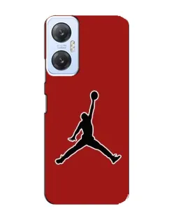 Чехол для Infinix Hot 20 (5G) с картинкой «Jordan Red Back»