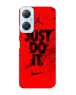 Чехол для Infinix Hot 20 (5G) с картинкой «Nike Just Do It»