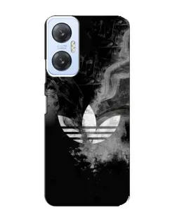 Чехол для Infinix Hot 20 (5G) с картинкой «Абстрактный дым Adidas»