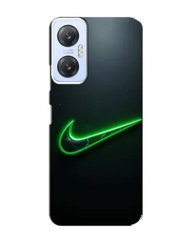 Чехол для Infinix Hot 20 (5G) с картинкой «Неоновый контур Nike»