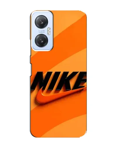 Чехол для Infinix Hot 20 (5G) с картинкой «Оранжевый драйв Nike»