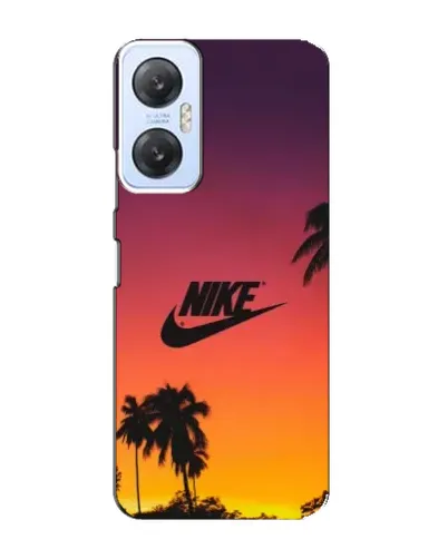 Чехол для Infinix Hot 20 (5G) с картинкой «Nike на закате солнца»