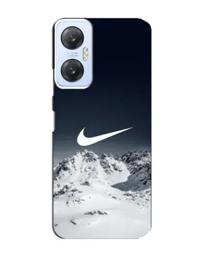 Чехол для Infinix Hot 20 (5G) с картинкой «Nike — зимние горы»