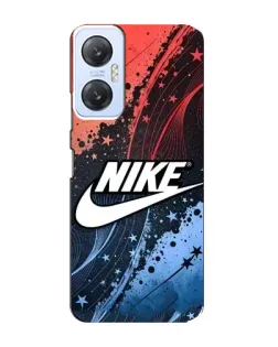Чехол для Infinix Hot 20 (5G) с картинкой «Градиентный принт Найк»