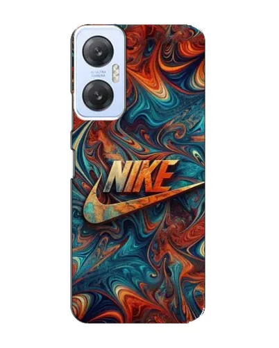Чехол для Infinix Hot 20 (5G) с картинкой «Nike в абстракции»