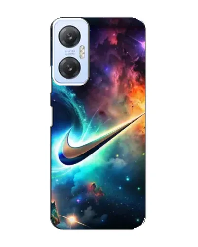 Чехол для Infinix Hot 20 (5G) с картинкой «Космический Nike Swoosh»