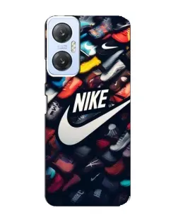 Чехол для Infinix Hot 20 (5G) с картинкой «Коллекция кроссовок Nike»