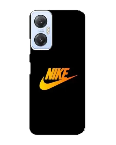 Чехол для Infinix Hot 20 (5G) с картинкой «Золотой логотип Nike»